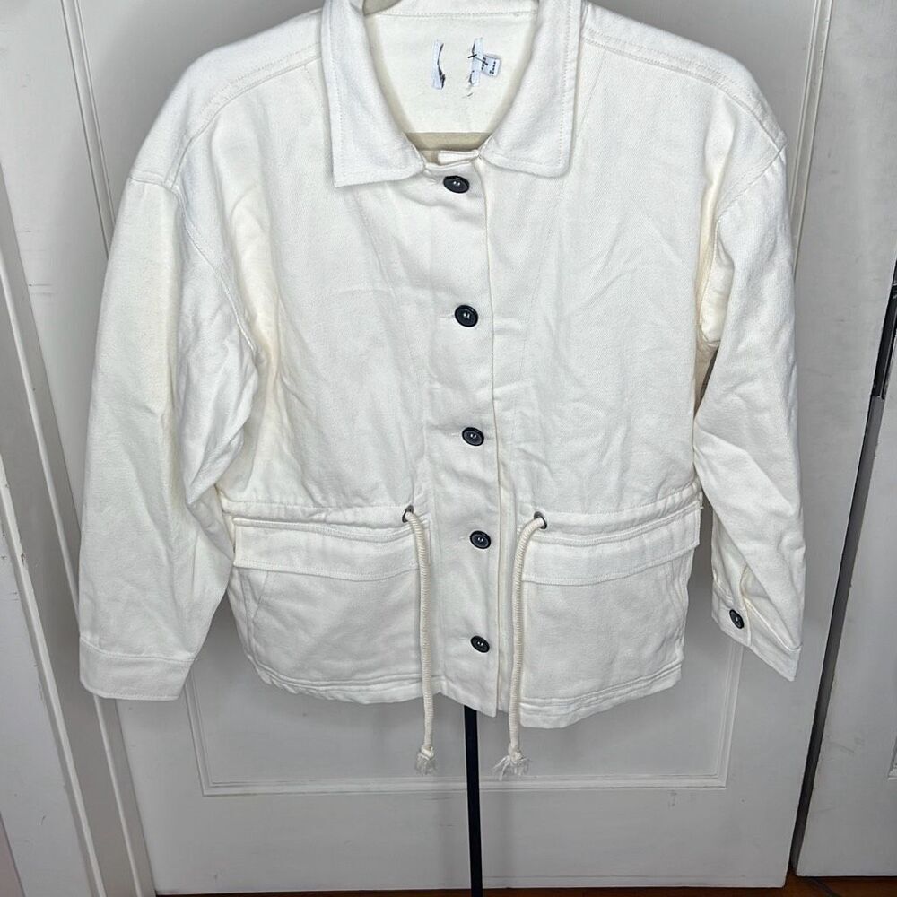 Princess Polly ARMAND JACKET CREAM Size 2 Nwot Button Down